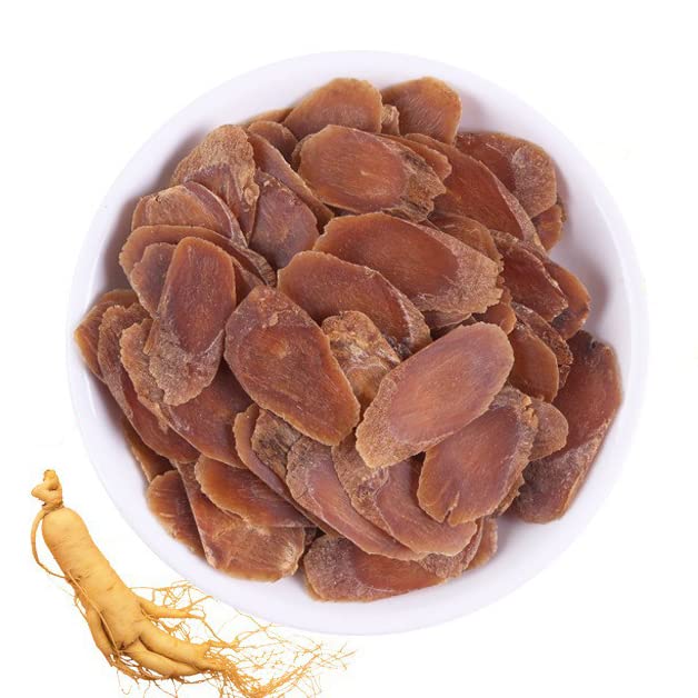 Generic Wild Organic Korean Ginseng root slices showcase authentic color and versatile flavor