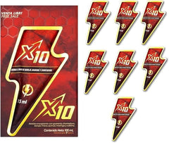 Generic X10 guarana sachet supports focus during busy days.