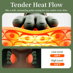 Genesandro cordless rechargeable massager shown in assembly for untethered use.