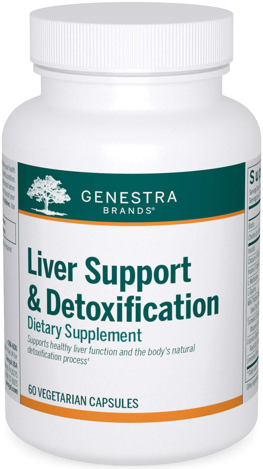Genestra Brands Liver Support bottle front view for daily wellness support.