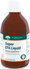 Genestra Brands Super EFA Liquid bottle overview for easy dosing and strawberry flavor