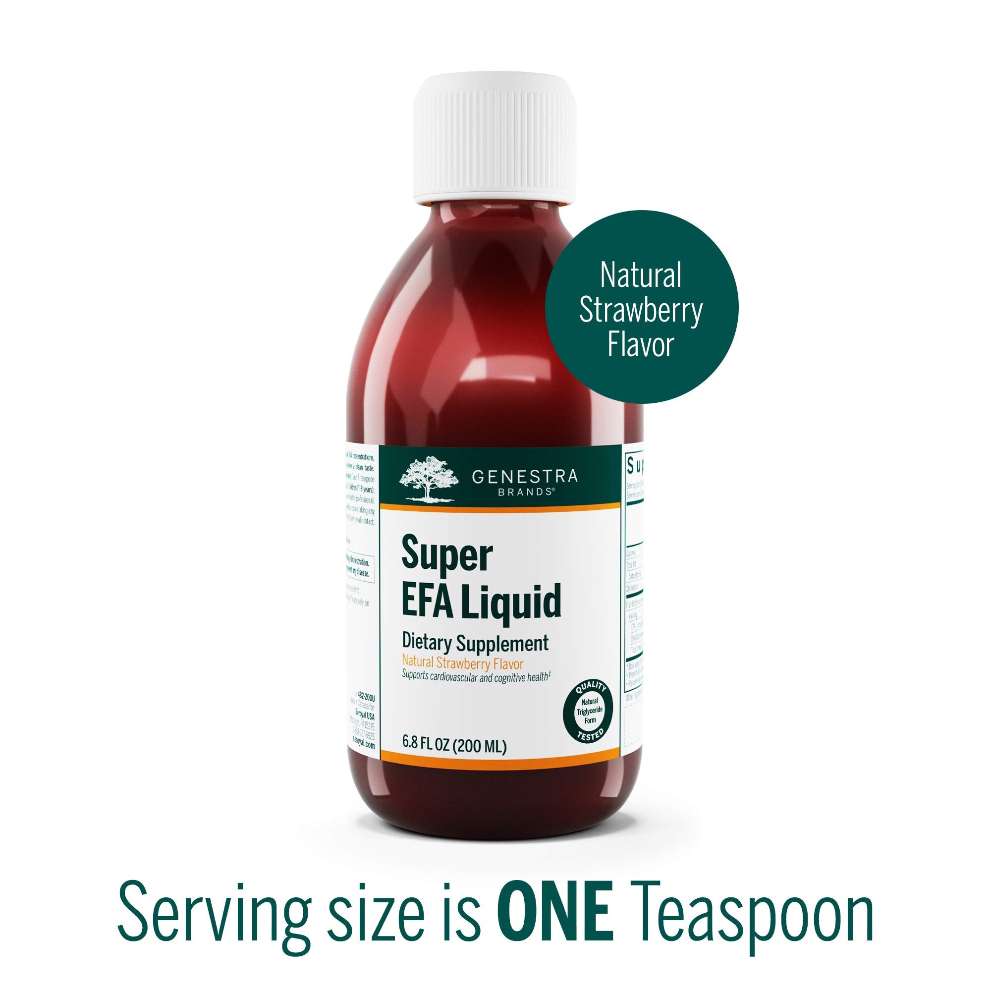 Genestra Super EFA Liquid pour demonstrates controlled administration