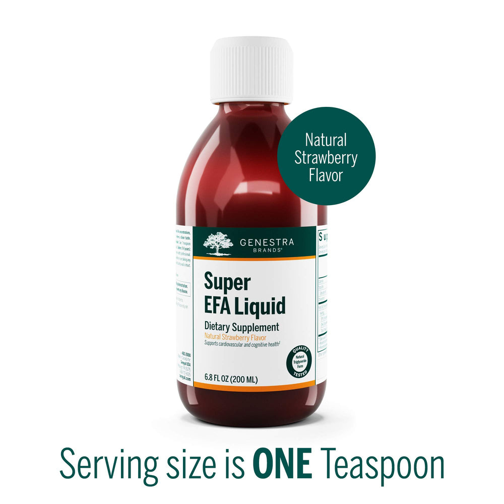 Genestra Super EFA Liquid pour demonstrates controlled administration