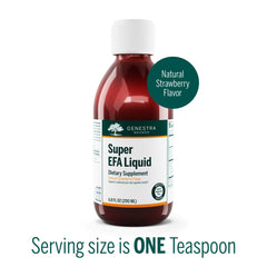 Genestra Super EFA Liquid pour demonstrates controlled administration