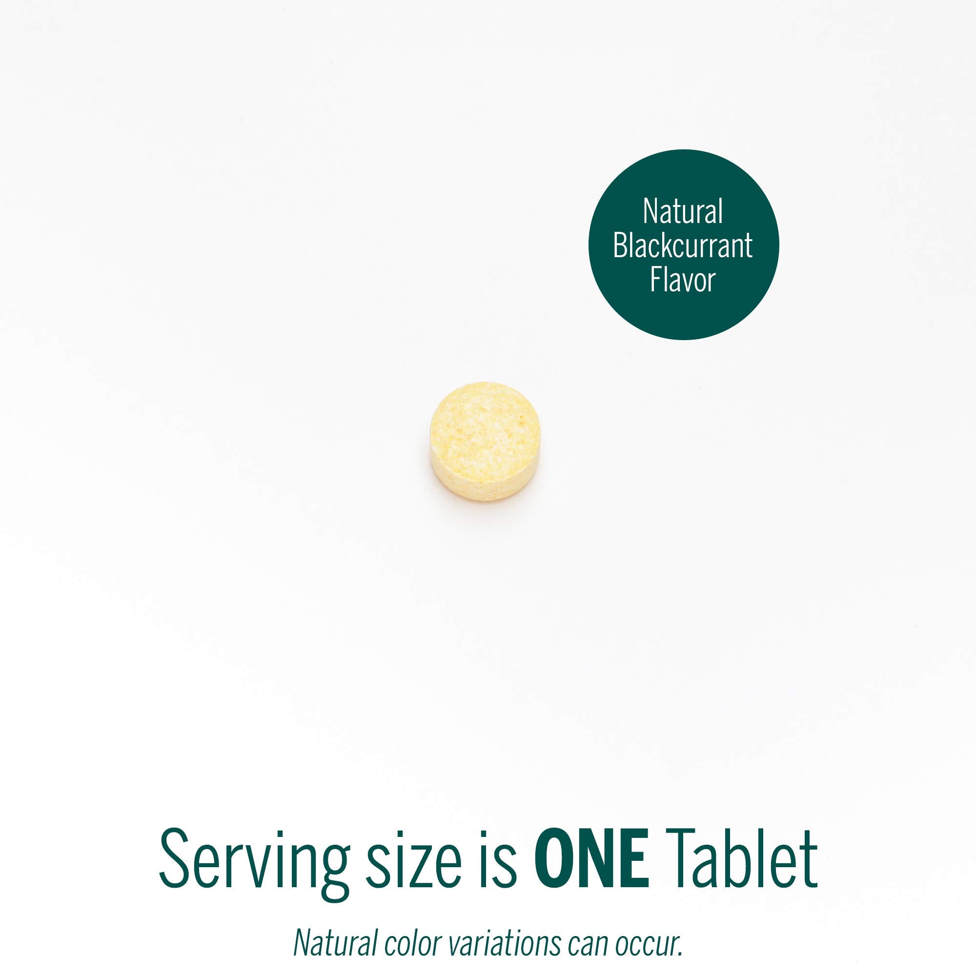 Genestra Brands CoQ10 Chewable tablets back view with ingredients and dosage notes.