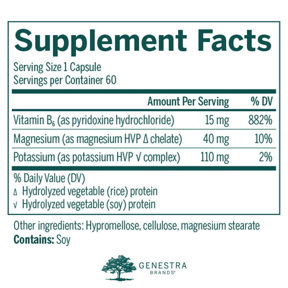 Genestra KMG Plus bottle back label details ingredients and recommended daily use