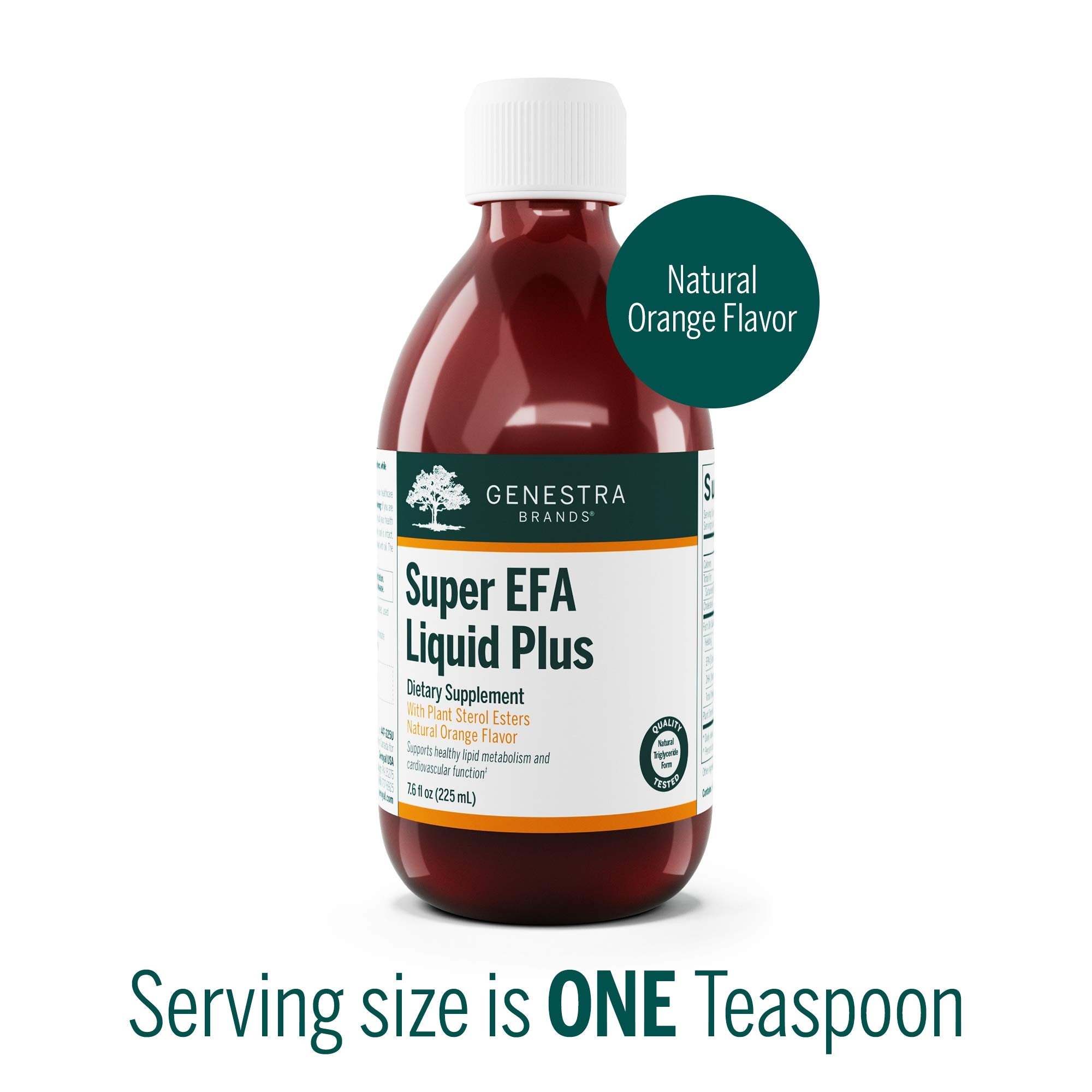 Genestra Super EFA Liquid Plus dropper measurement enables precise daily portions.