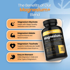 Genetic Vitals Triple Magnesium label highlights vegan and gluten free ingredients.
