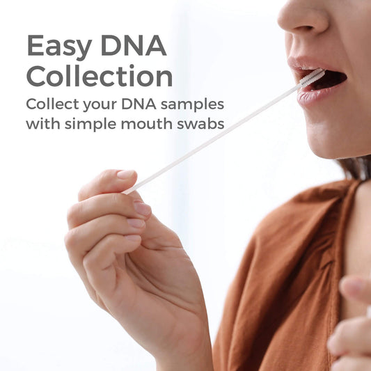 Genetrace DNA Paternity Test mouth swabs ready for simple sample collection