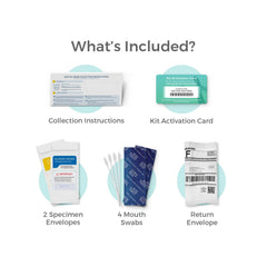 Genetrace DNA Paternity Test prepaid return envelope for easy shipping