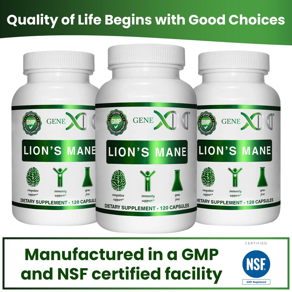 Brain-focused benefits with natural Lion's Mane for mental clarity