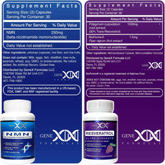 Genex Formulas NMN and Resveratrol pour demonstrates easy daily dosage