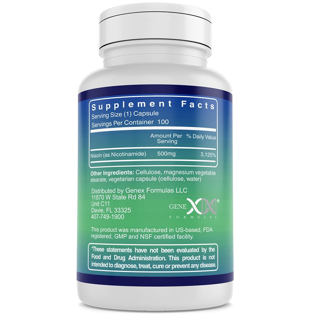 Genex Formulas packaging front highlights quality and clear potency information.
