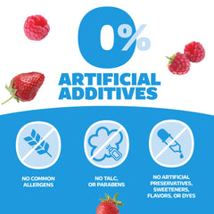 Genexa Antacid Maximum Strength berry-flavored chewable for easy, tasty relief.