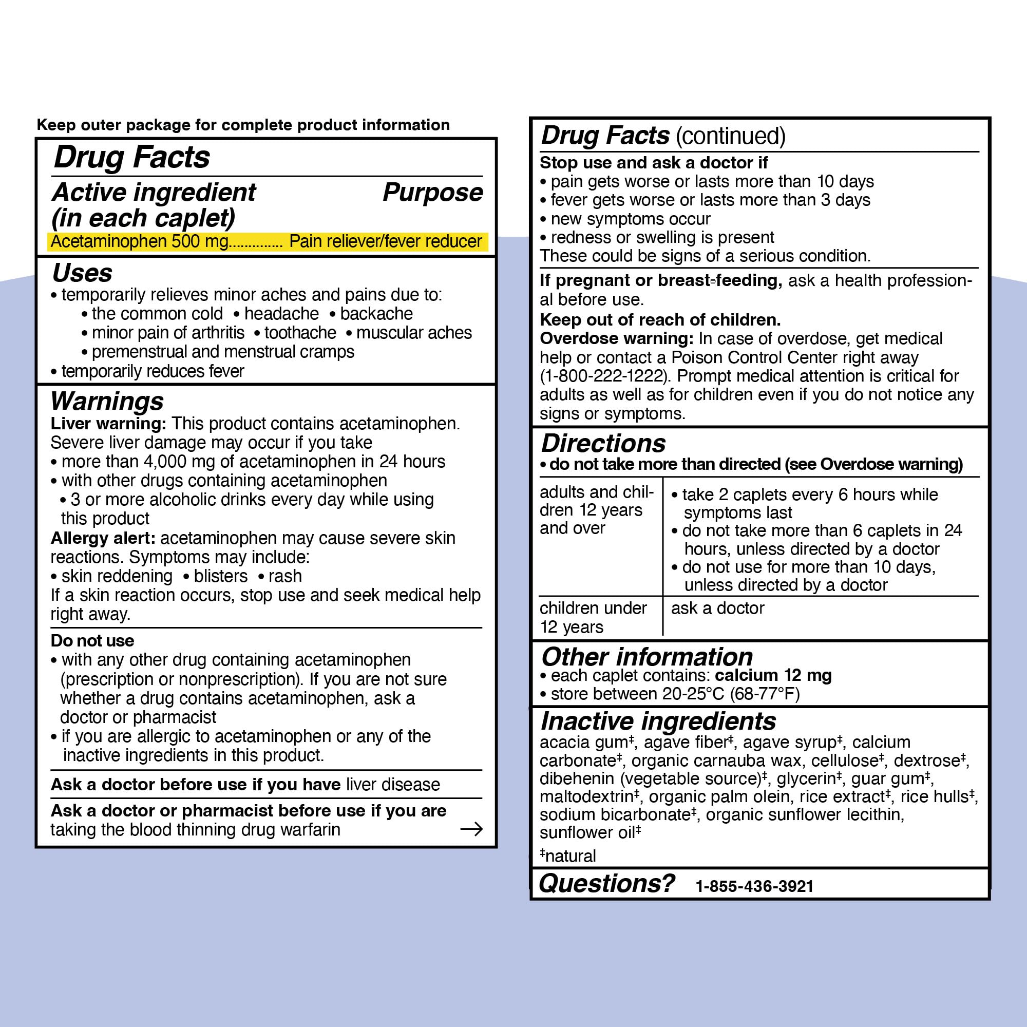 Genexa product for adults 12+ ready for on-the-go relief.