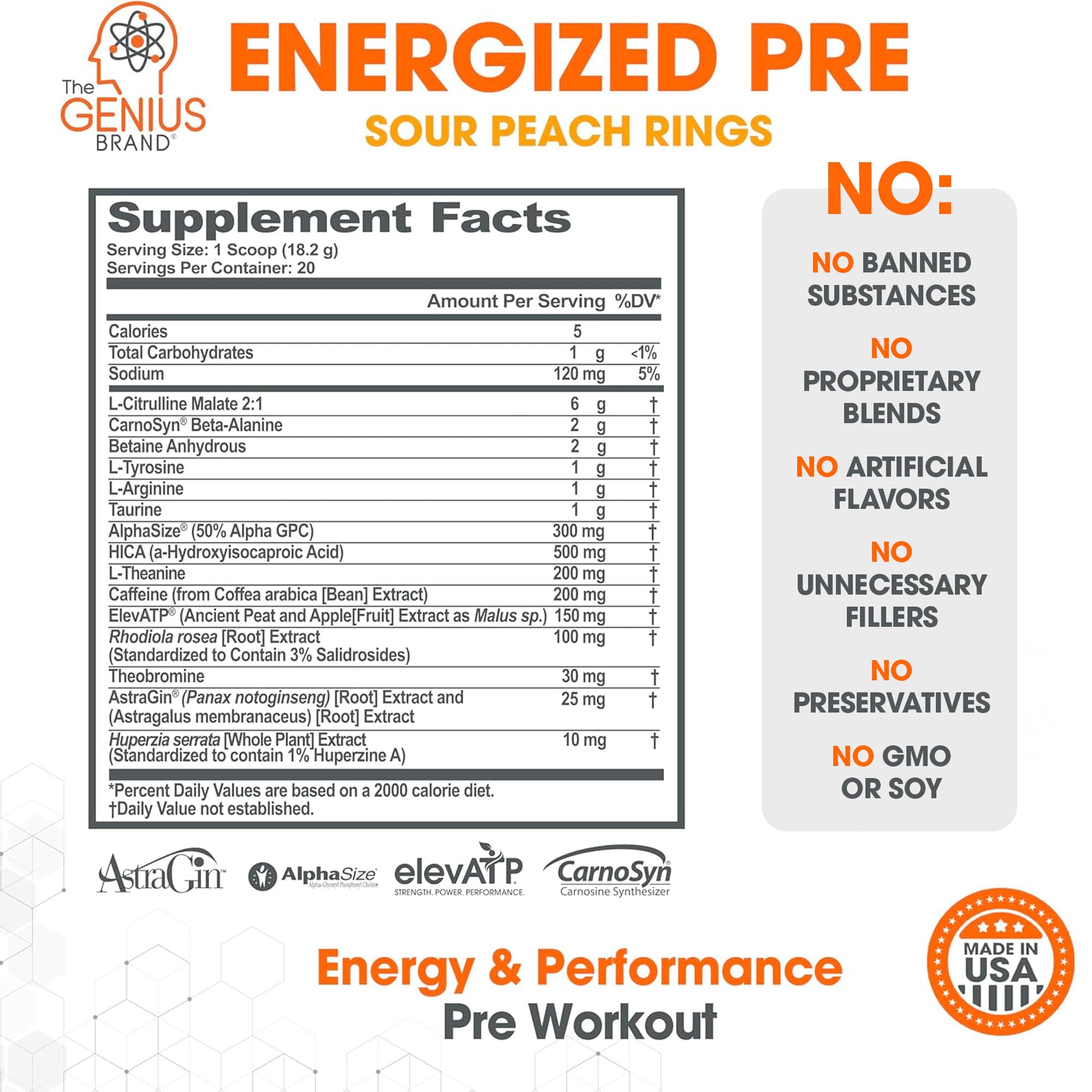 Energized preworkout scoop ready to measure a dose before training.