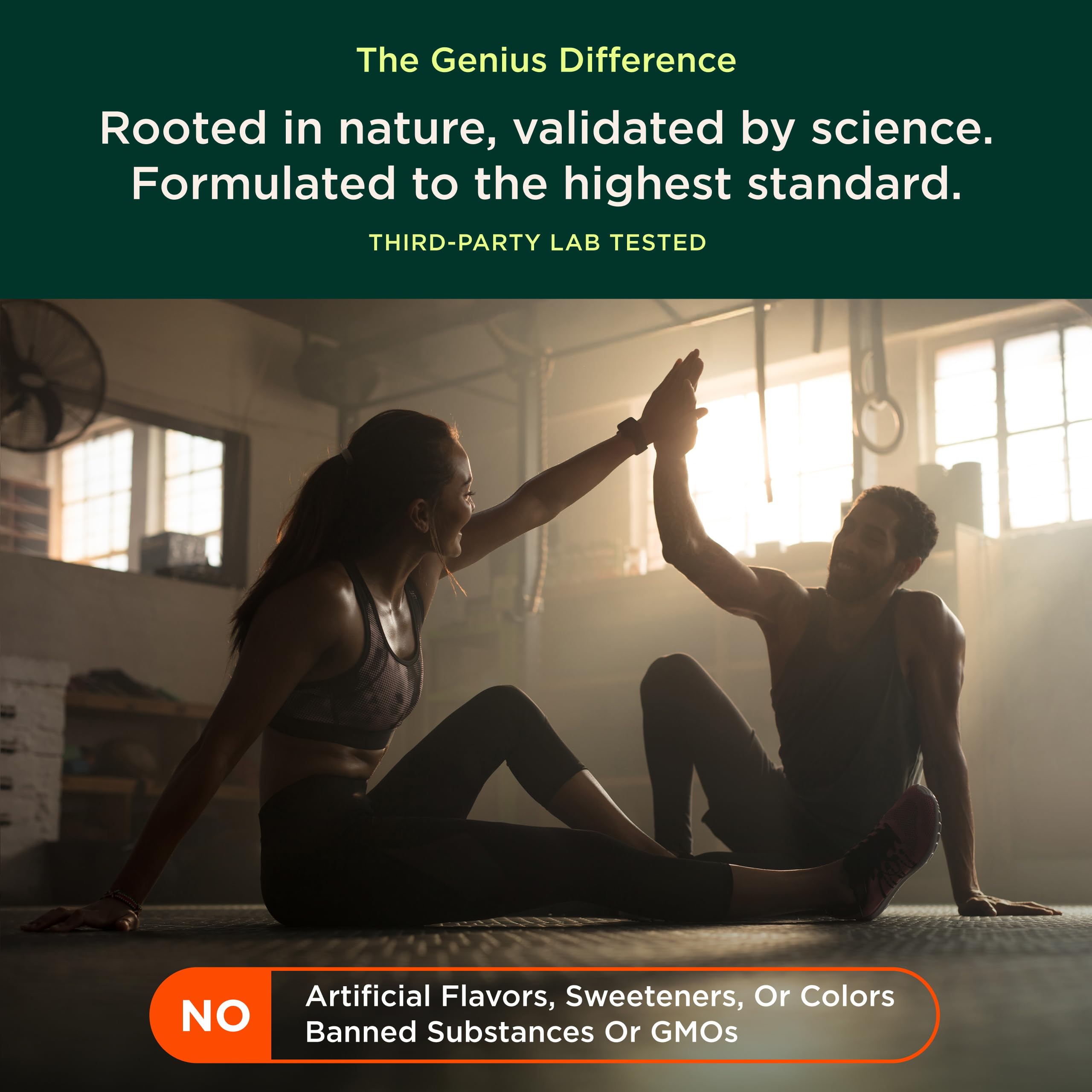 Genius Burn morning routine scene illustrating potential daily energy and cognitive support.