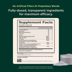 Genius Pre mixed in water demonstrates stimulant-free performance support for late-day training