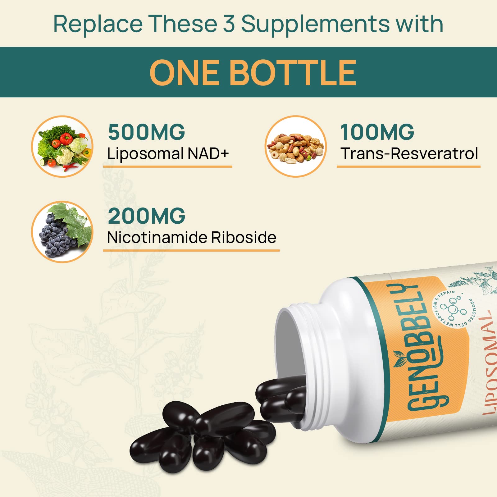 GENOBBELY clean label ingredients statement for allergy-conscious users