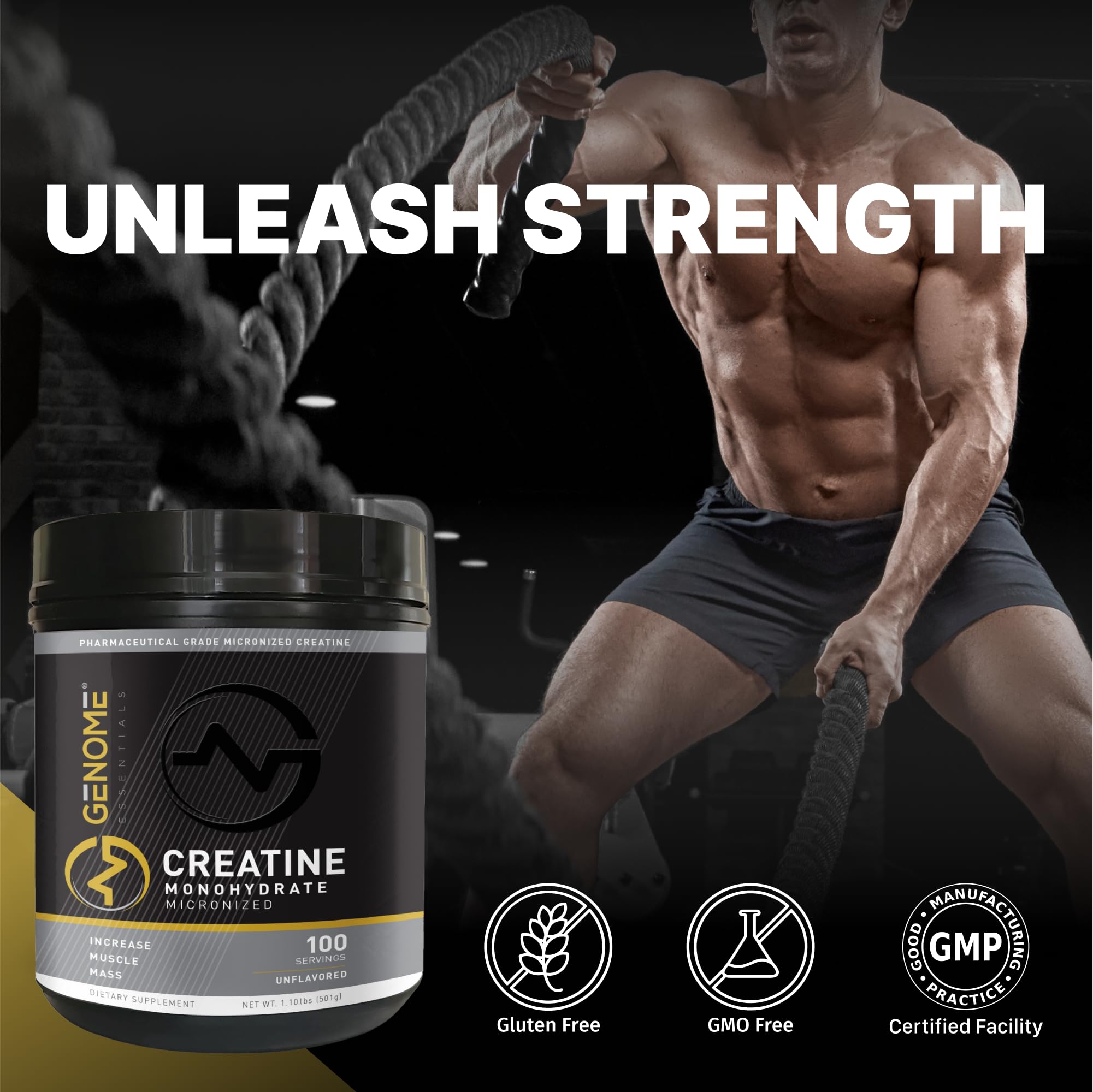 100 servings packaging highlighting long-term value for training consistency.