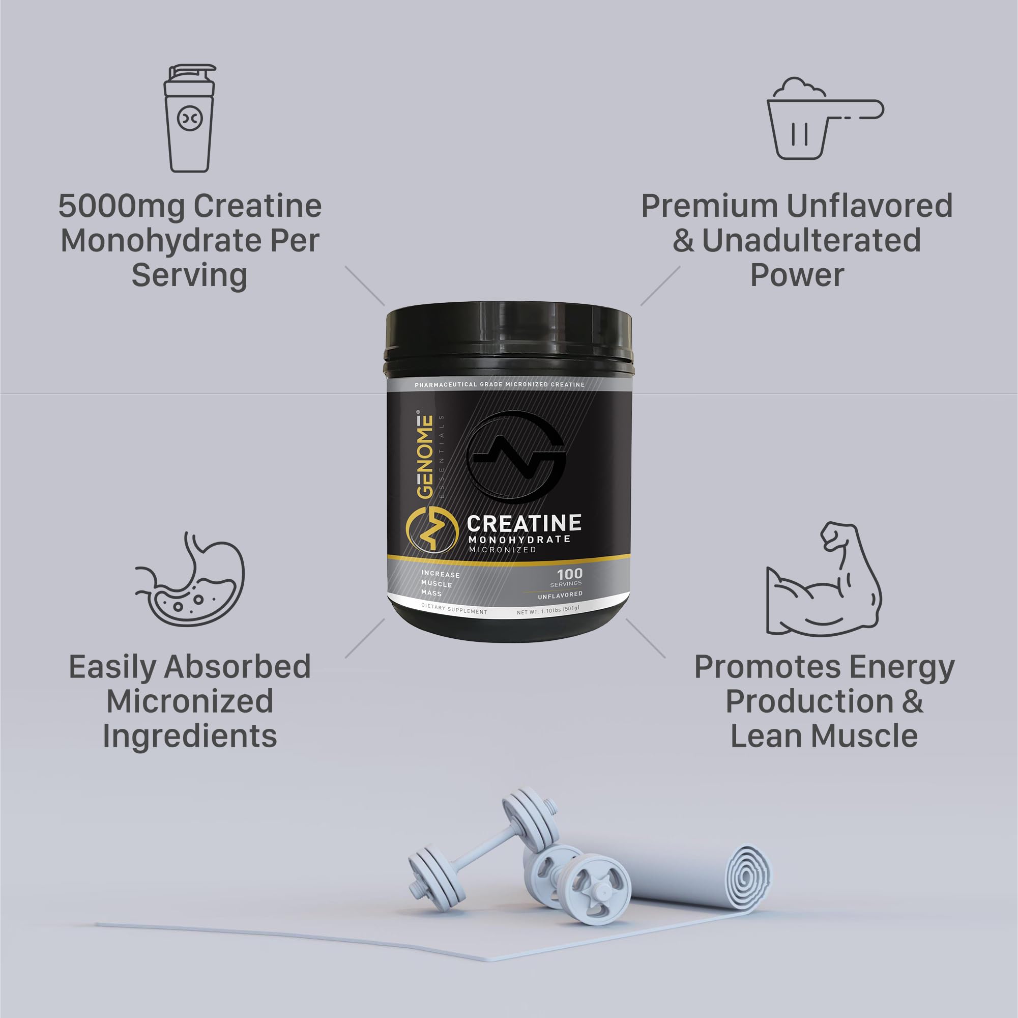 Muscular physique idea showing potential lean gains from creatine supplementation.