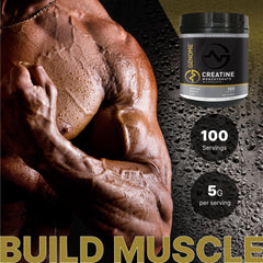 Workout setup with shaker and creatine to boost endurance during training.