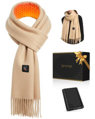 Genovega heated scarf gift box ready to give as a warm winter present