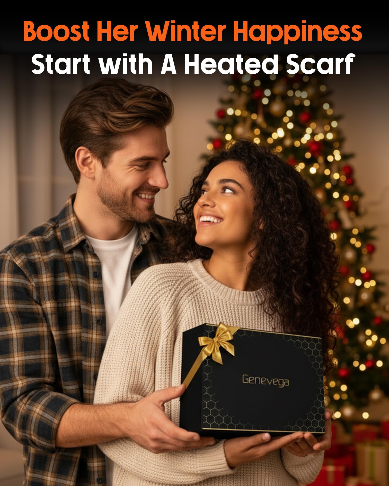 Genovega heated scarf ready for travel and everyday use