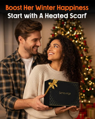 Genovega heated scarf ready for travel and everyday use