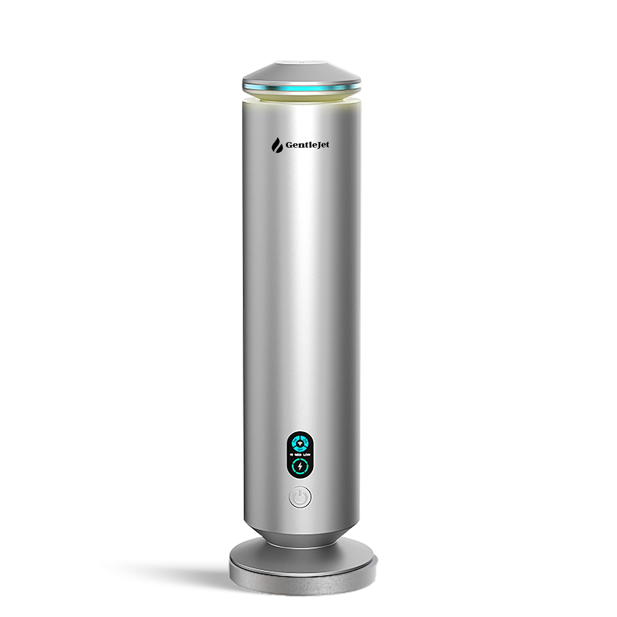 GentleJet MajesticMist front aluminum body for durable, quiet diffusion in home or office