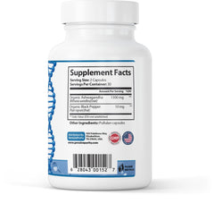 GenuinePurity Ashwagandha capsules close-up emphasizes standardized withanolides for reliable support.