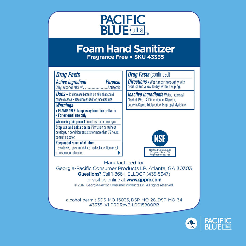 Georgia-Pacific fragrance-free formula image suitable for sensitive skin and fragrance-free facilities.