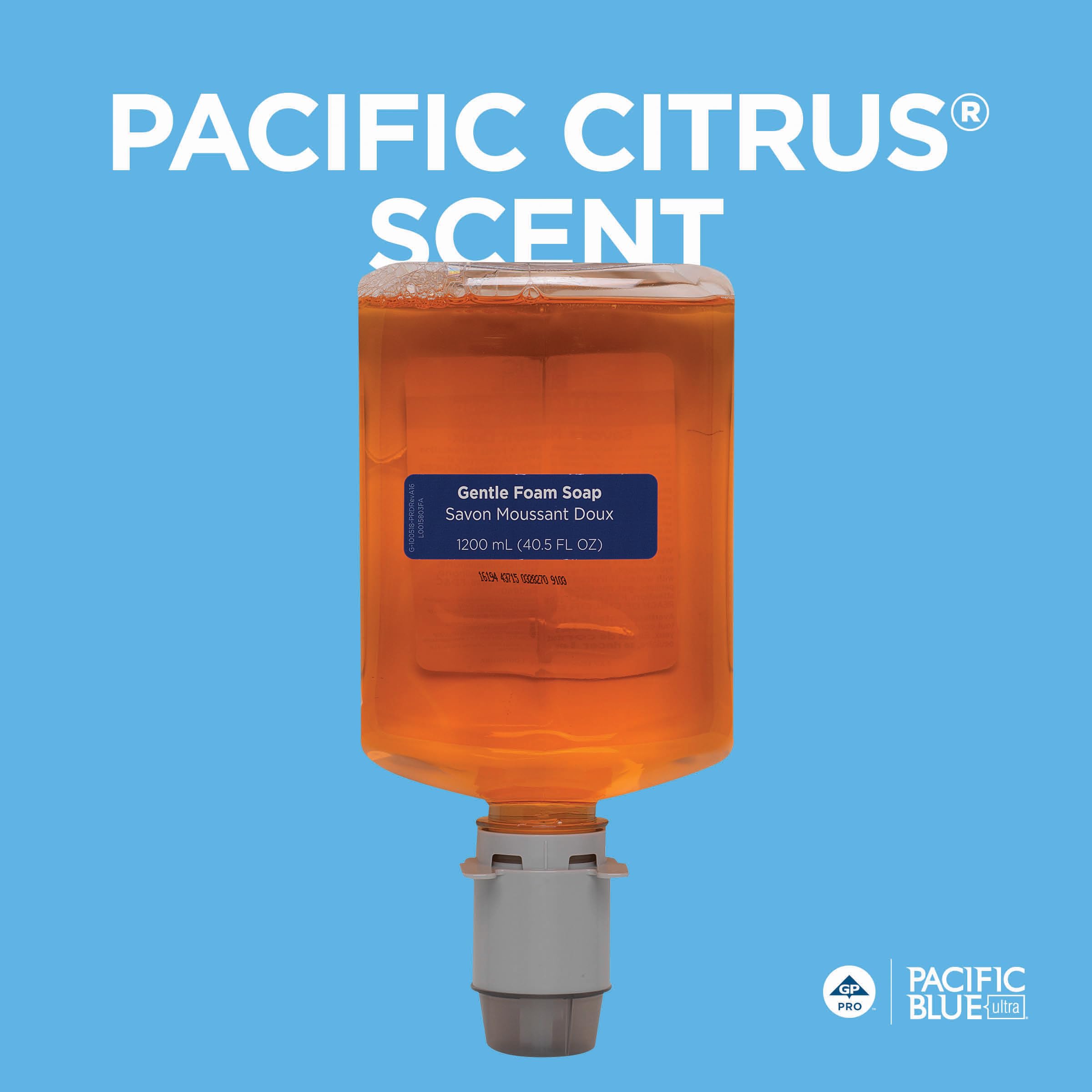 Green Seal certification logo on Pacific Blue Ultra packaging.