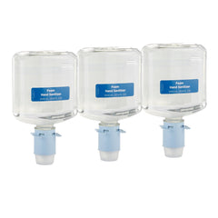 Georgia-Pacific Pacific Blue Ultra foam sanitizer refill bottle for quick hand hygiene in busy facilities.