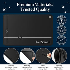 GeoSomni durable design resists fraying and curling for daily use