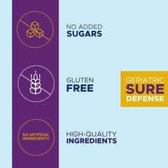 Geriatric Sure Defense Immune-Active being mixed with water for a protein shake.