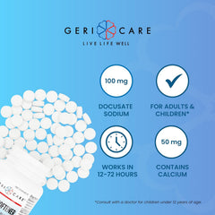 GeriCare pediatric option icon implies suitability for kids 12 and up.
