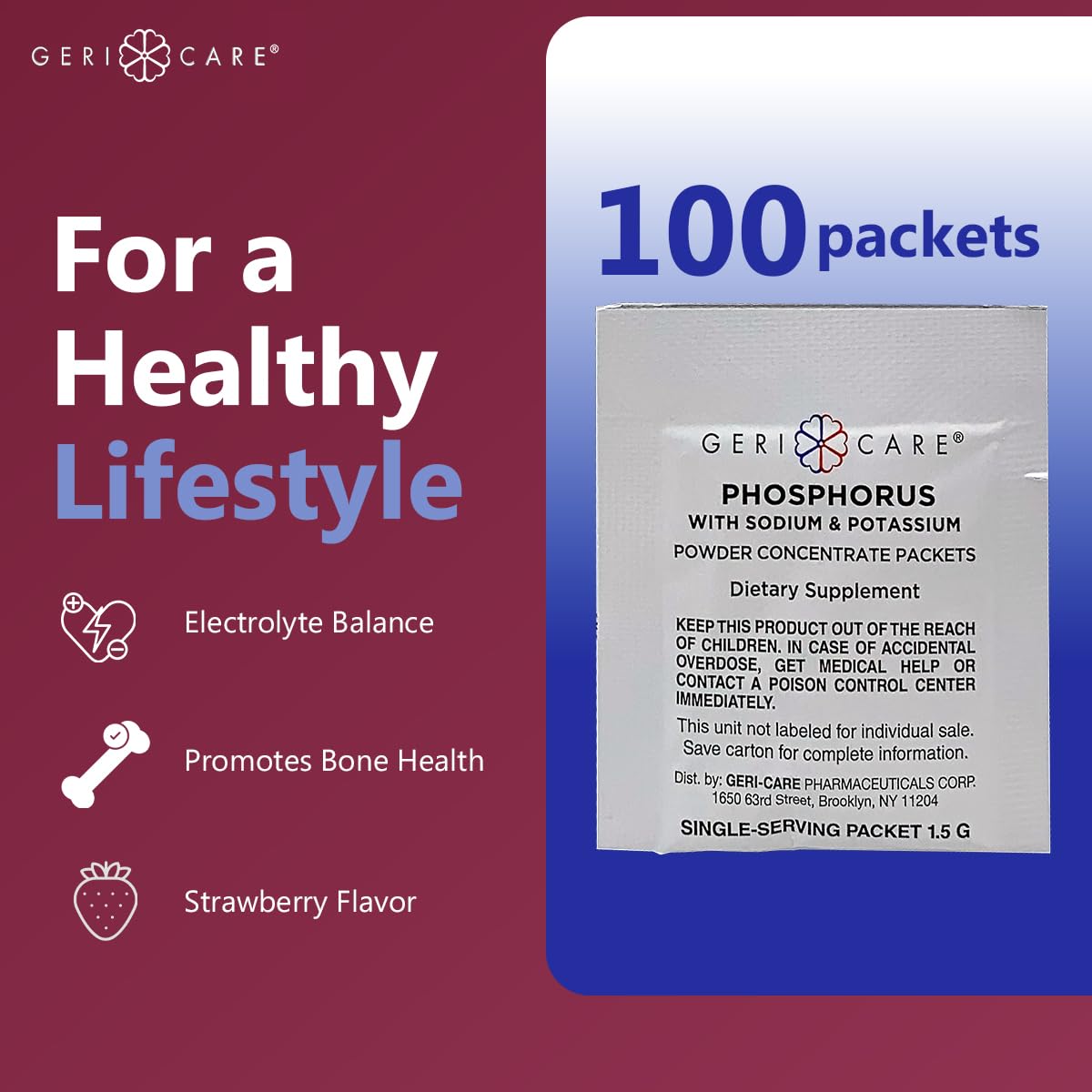 GeriCare powder mixed in water shows versatile use