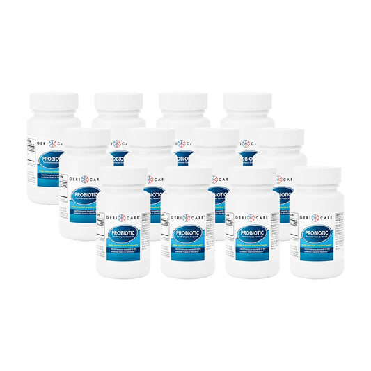 GeriCare S. Boulardii bottle front shows easy daily digestive support.