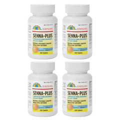 GeriCare Senna Plus bottle front showing the packaging for gentle constipation relief
