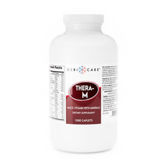 GeriCare Thera M bottle front, showing convenient one-a-day multivitamin for daily nutrition.