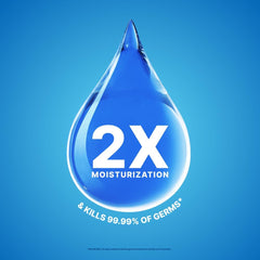 Germ-X fast-drying formula label featuring 99.99% germ kill in 15 seconds.