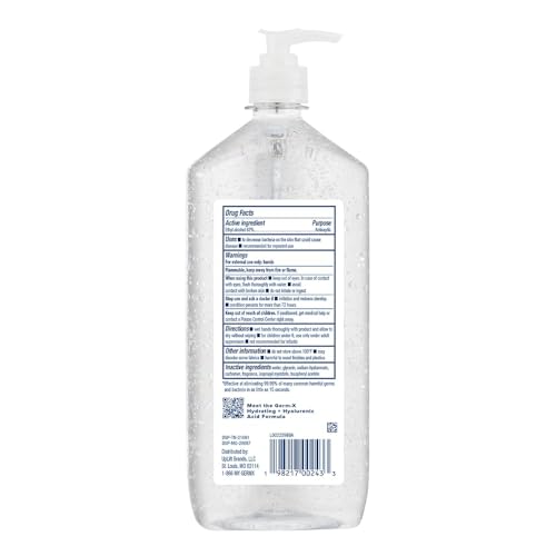 Germ-X Hydrating Hand Sanitizer bottle cap image highlighting portable, mess-free use.