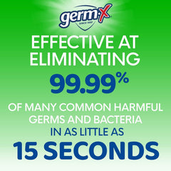 Aloe and Vitamin E in Germ-X for softer skin.