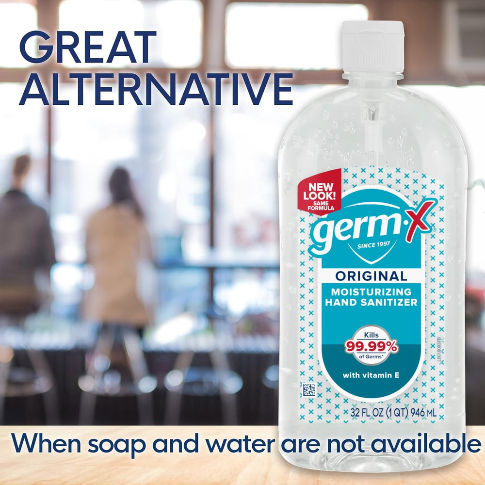 Germ-X pack of four 32 oz bottles.