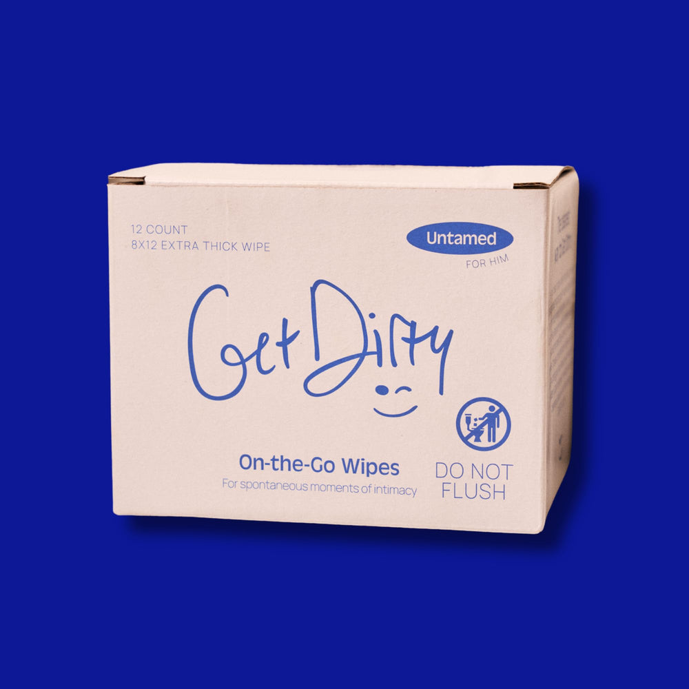Get Dirty Wipes for Men discreet pocket case for easy access and freshness