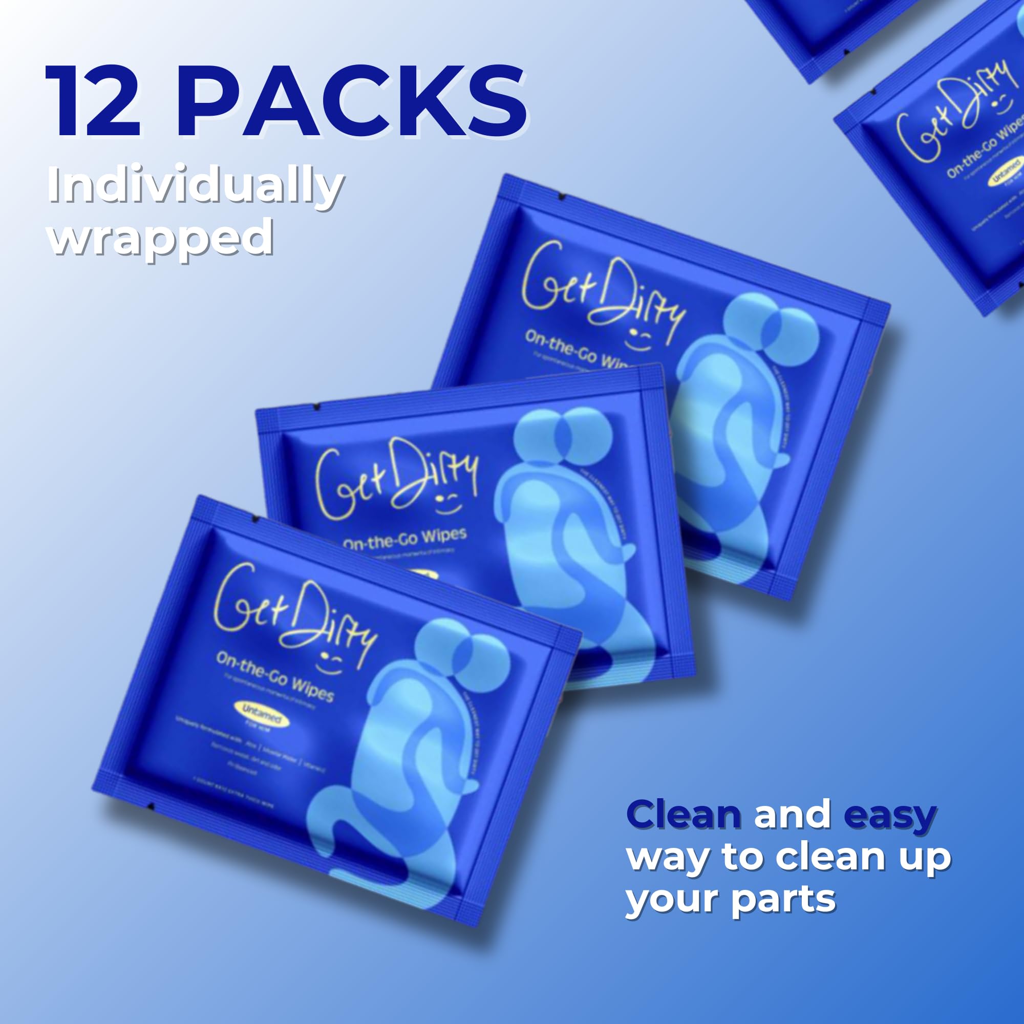 Get Dirty Wipes for Men travel pack compact and gym ready for trips
