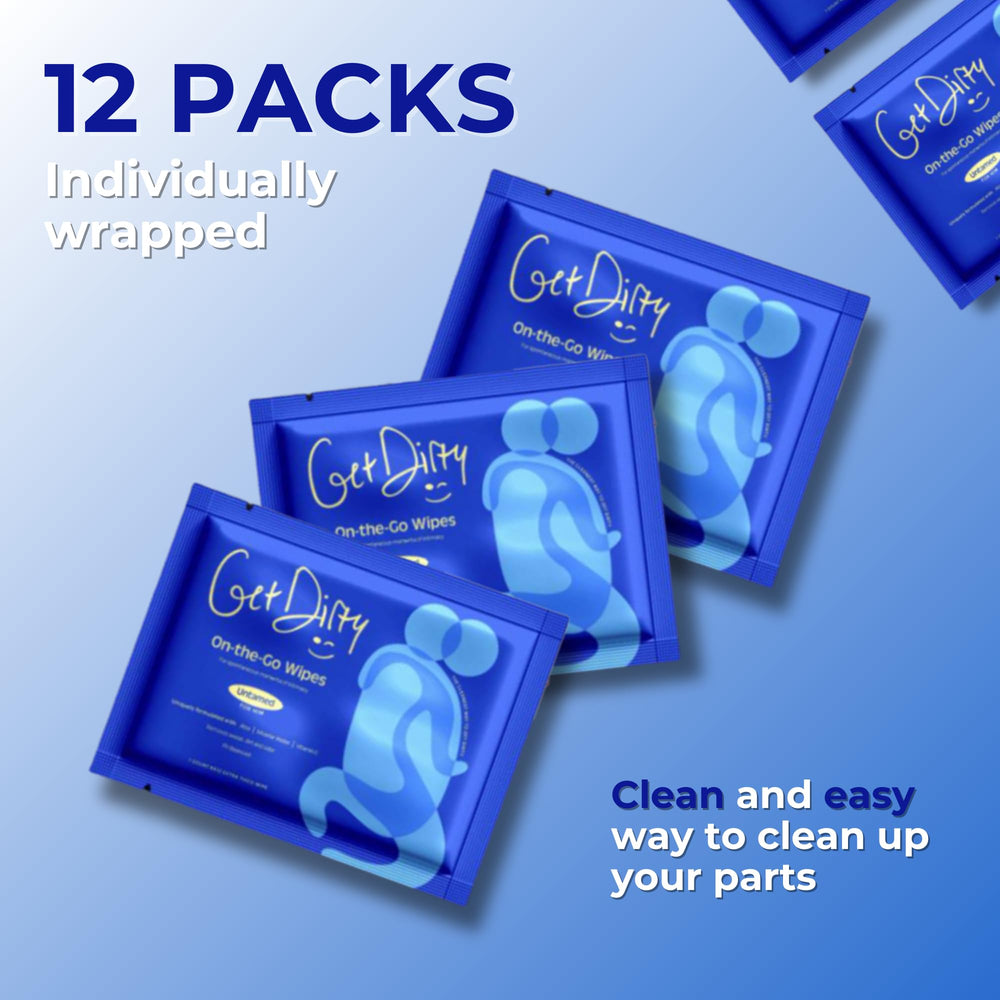 Get Dirty Wipes for Men travel pack compact and gym ready for trips