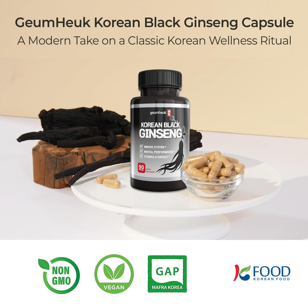GeumHeuk immune and mental performance support through premium ginseng