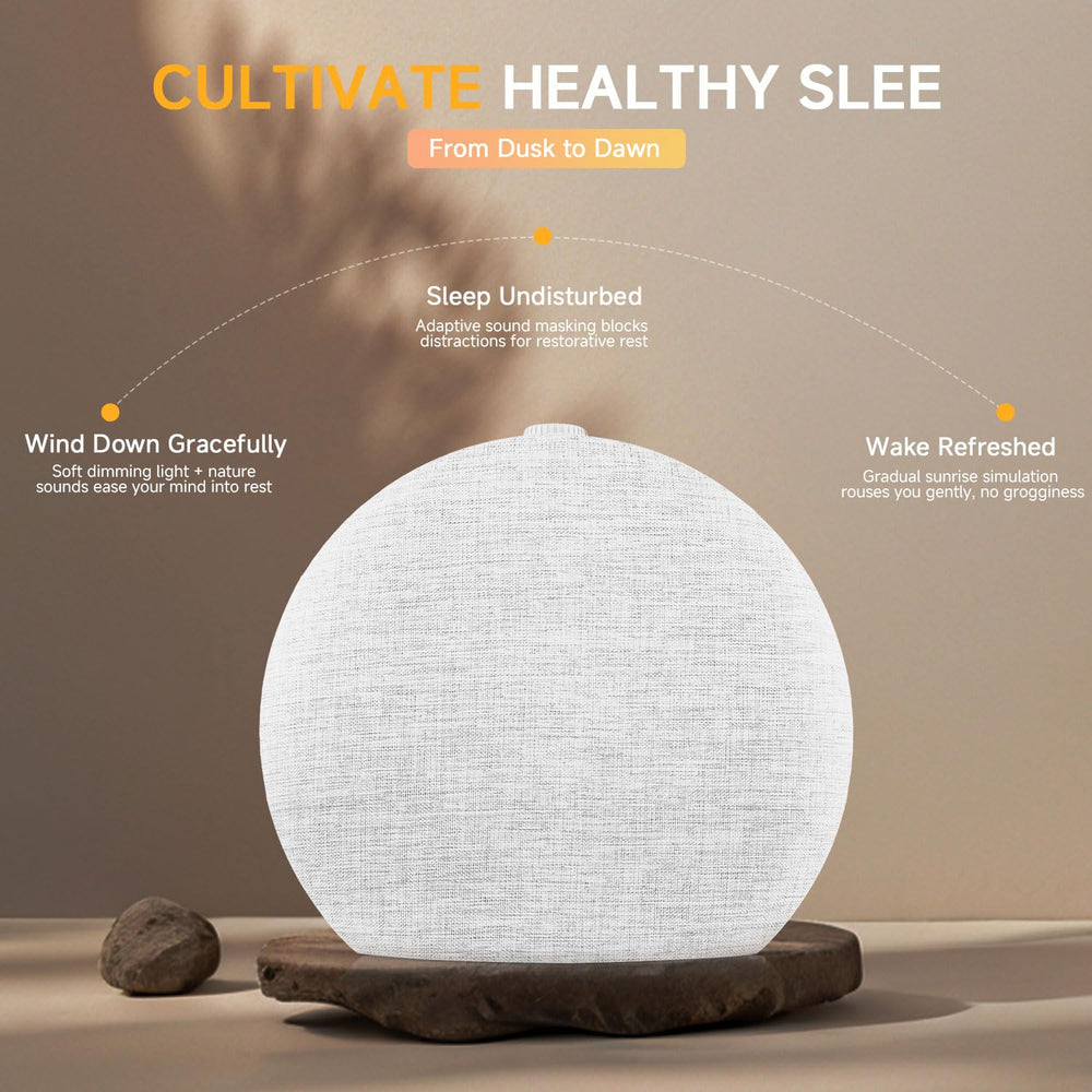 Geuuap Sunrise Alarm Clock dimmable lights for mood and reading.